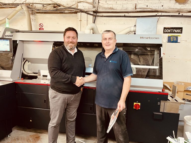 Bluestar Print Finishers chooses game changing Horizon BQ500 iCE